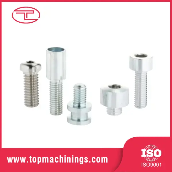 Bộ phận gia công trục vít bằng nhôm